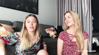 Ersties: Sexy Amateur Babes Play With Lesbian Sex Toys & Finish Up By Masturbating Together