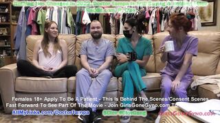 VERY Pregnant Standardized Patient Nova Maverick Is Examined By Nurse Stacy Shepard, Nurse Raven Rogue and Doctor Tampa!