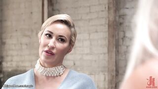 MILF lesbians whip and ass fuck (Ryan Keely, London River)