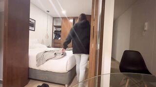 She is my new employee, she is a virgin and managed to convince her to have sex with me