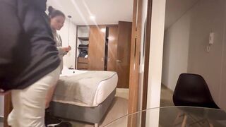 She is my new employee, she is a virgin and managed to convince her to have sex with me