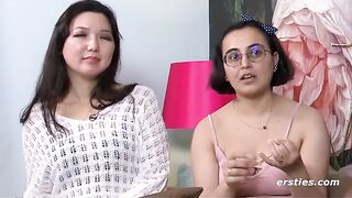 Ersties: Frauen von nebenan haben heiï¿½en Sex vor Kamera