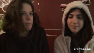 Ersties: Cute Amateur Babes Have Hot Lesbian Sex In A Public Changing Room