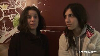 Ersties: Cute Amateur Babes Have Hot Lesbian Sex In A Public Changing Room