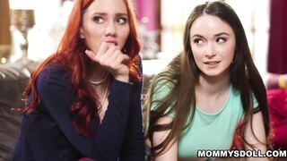 MommysDoll.com - A beautiful and hot scene of stepmom Jupiter and teen Hazel Moore. Hazel is approached by her stepmom, while chatting Hazel confesses that she's a lesbian and loves doing lesbian stuff.