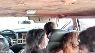 9 Latina College Girls Bound And Gagged In A Car