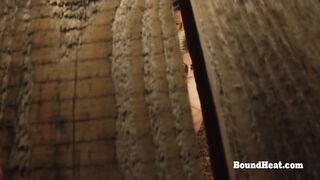 Tied Up Lesbian Slave In Prison Masturbates Till Orgasm
