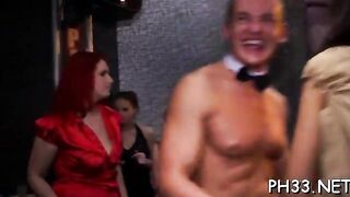 Wild fuck allover the night club