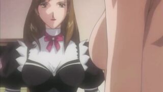 The Horny Maid Clean At The Home, And The Lesbian Drama Ends With A Double Orgasm