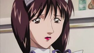 The Horny Maid Clean At The Home, And The Lesbian Drama Ends With A Double Orgasm