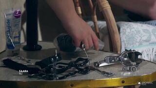 Saara Rei & the Mad Gynecologist: clinic fetish porn with Margout Darko