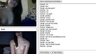 gorgeous brunette with glasses on webcam!