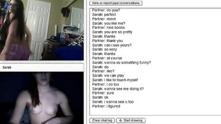 gorgeous brunette with glasses on webcam!