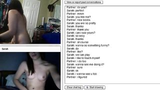 gorgeous brunette with glasses on webcam!