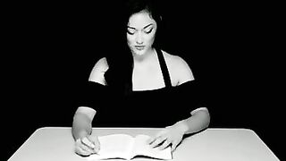 Reading and Riding to Orgasm