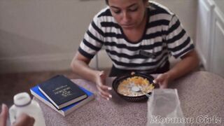 Blonde Mormon Girl 69s With Her Companion