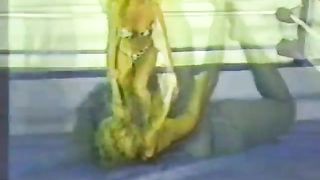 Retro Blond Wrestling