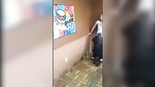 Cuter Girl Get Her Pussy Licked in Restaurant
