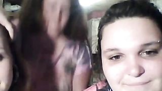 Horny Fat BBW Teen having fun with horny Chubby Lesbians-1