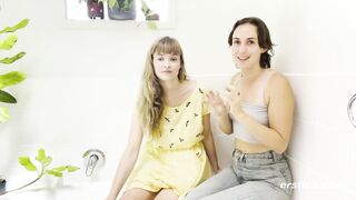 Lesbian Babe Plays With Her Friend's Hairy Pussy