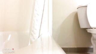 Hot Step Mom humping her dripping wet ebony pussy on vacation