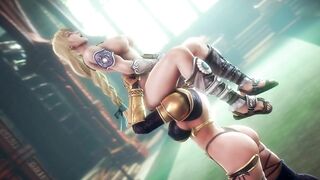 Ivy Valentine and Sophitia Alexandra lesbian sex - Soulcalibur (noname55)