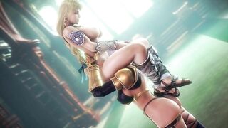 Ivy Valentine and Sophitia Alexandra lesbian sex - Soulcalibur (noname55)