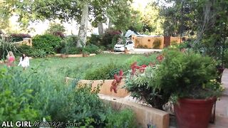 ALL GIRL MASSAGE - Bride-To-Be Abigail Mac Has A Very Sensual Fingering Massage From Her Bridesmaid