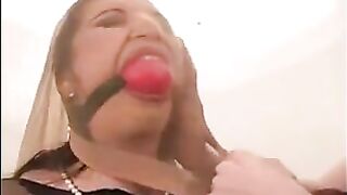 Darby Gags and Cocoons Jewell in Pantyhose