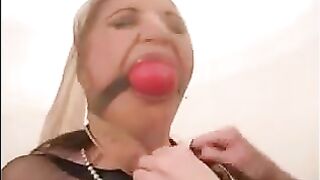 Darby Gags and Cocoons Jewell in Pantyhose