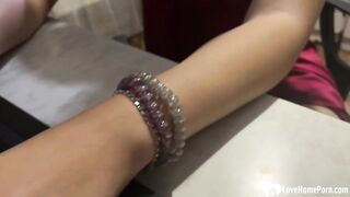 With our boyfriends away, we decided to secretly have some girl on girl fun.