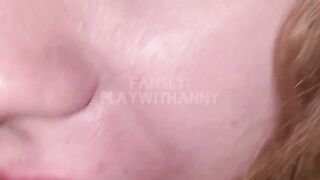 Beautiful slave licks mistress' feet
