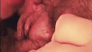 Mom (me) licks secret lesbian lover's hairy pussy to orgasm with husbands in next room