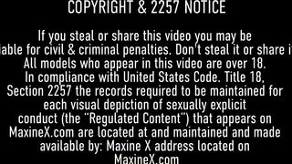 Finger and Dildo Fucking In BDSM Dungeon With Maxine X and Janessa Jordan!