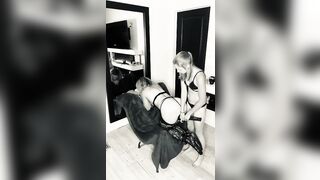 Dominate sexy babysitter making sure milf knows who's boss