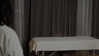 Angelic moans from virgin massage orgasms