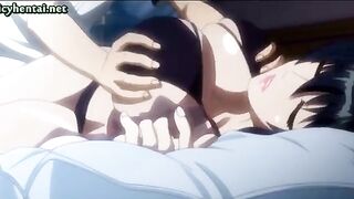 Hot anime lady with big tits