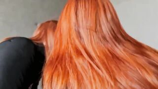 Deep Tongue Lesbian Kissing In Threesome