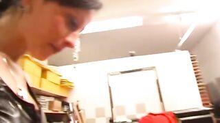 Submissive slut Donna get dominated by her Mistress Shakira to serve her male slave Penny for sex