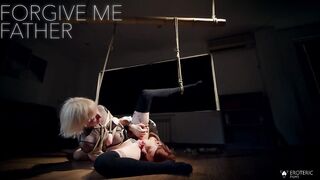 Forgive me father: shibari first sex tape with Brett Pit