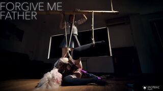 Forgive me father: shibari first sex tape with Brett Pit
