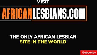AFRICAN LESBIANS - Naughty African Lesbian Bathroom Secret Makeout with Sister in Law