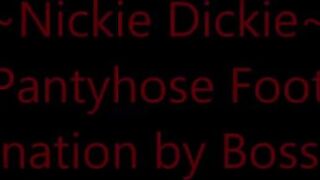 OnlyFans tsnikkiedickie Pantyhose Foot Domination