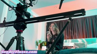 GENDERFLUXXX - Dyke tattooed babes enjoy amateur strapon 3some casting