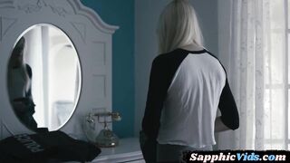 SWEETHEART VIDEO - Lesbian tattooed babe enjoys 69 with GF after licking