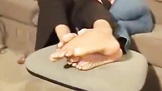 Ebony Foot Worship Session