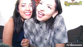 TuVenganza - Juliana Restrepo PAWG Latina Colombiana Teen Wet Dildo Masturbation With Her Sexy Lesbian Girlfriend