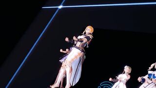 [MMD] Genshin Impact Jean Keqing McGeo Barbara Hot Strip Dance 4K UHD 60FPS