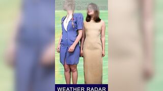 WEATHER LADY GETS HER CLOTHES OFF - ENF