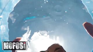 MOFOS - Abella Danger and her bff squirt by the pool